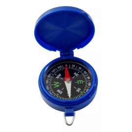 Wallis Brújula Escolar C270203 de PVC Azul con cordón para colgar Wallis