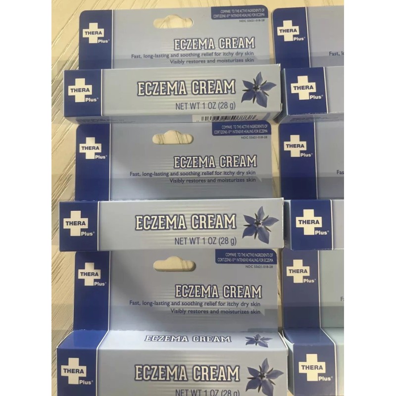 Thera PLUS 6 Packs Hydrocortisone Cream 1% Thera PLUS Eczema