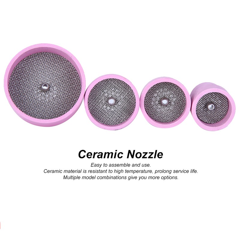 Ceramic Sandblast Nozzle Alumina Sand Blasting Ceramic Nozzle Cups Welding