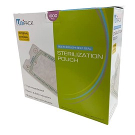 UniPack Medical 790-UPP-3510-1K Sterilization Pouches, 3-1/2" x 10", Self Seal (Pack of 200)