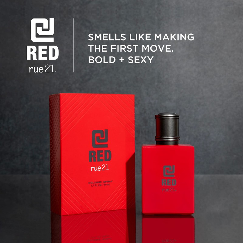 Rue 21 CJ Red Men's Cologne Spray - 1.7 fl