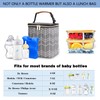 BABEYER Breast Milk Cooler Bag with Ice Pack Fits 4