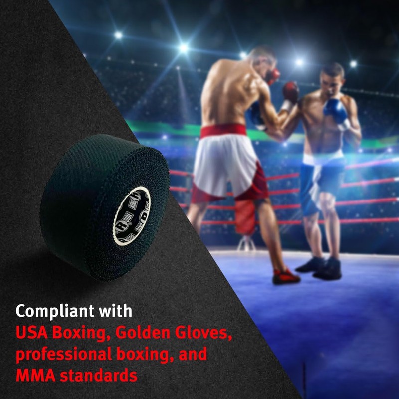 Ringside 1" Athletic Trainers Tape, Cotton Kinesiology Tape for Combat