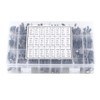 Fafeicy 500pcs 24 Values Aluminium Electrolytic Capacitor Assorted Kit 10V