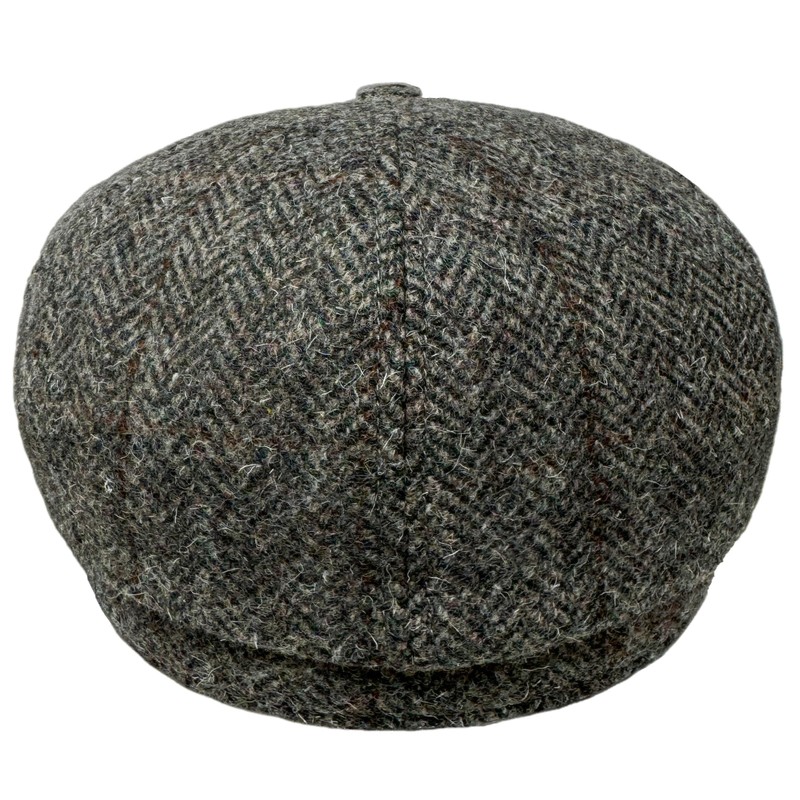 WEROR WEROR-434.1 Men's Flat Cap Peaked Cap with Peak Herringbone