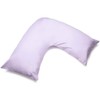 Belledorm Blue V shaped pillow case cover with poppers -