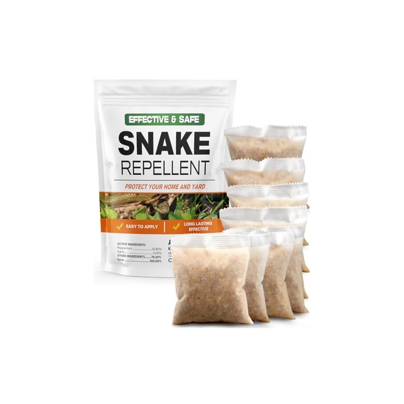 LEBMP Snake Repellent for Yard, Snake Away Repellent for Outdoors,