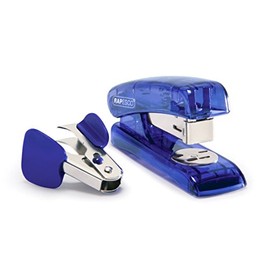 Rapesco See Through Half Strip Stapler with R4 Safety Remover - Blue