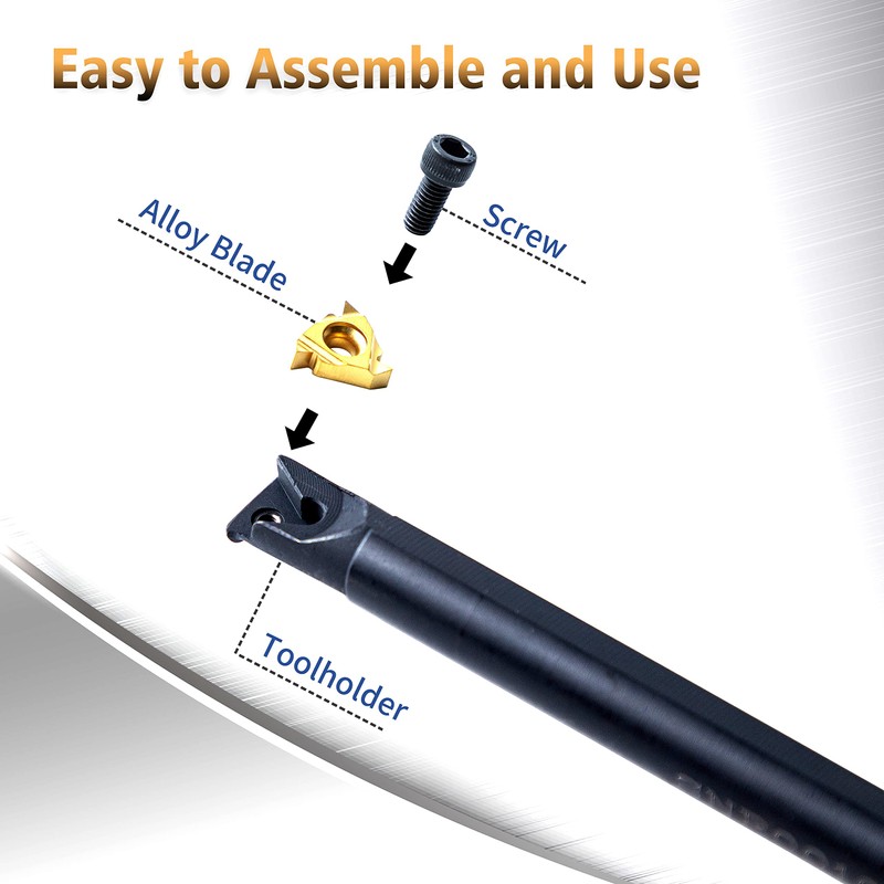 Lathe Turning Holders Lathe Tools Threading Holder 21pcs - Metal