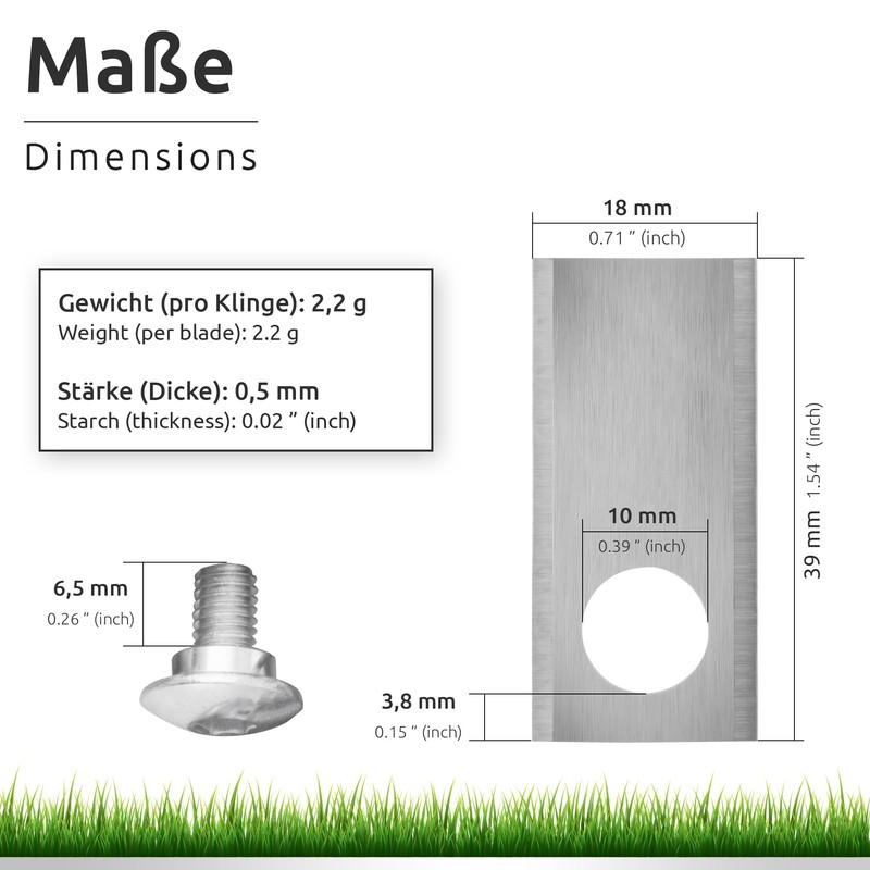 ECENCE 30 Replacement Blade Quality Blades Compatible with Honda Miimo