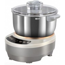 UFAGFDA Electric dough mixer with fermentation function, microcomputer timer, front touch panel, 6.3 liters (7 liters), 304 stainless steel material, suitable for bread, pizza, dumpling dough, and sou