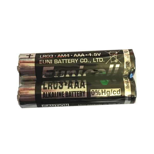 Hillflower 96 Piece AAA LR3 LR03 AM4 MN2400 Bulk 0% Hg 1.5V Ultra Power Alkaline Long Duration Battery