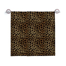 Turamurra Hand Towels Set of 2 Leopard Print Themed Towels for Bathroom Decorative, Bath Towels, Soft Absorbent Towels for Farmhouse Home Decor Gifts for Women 14 x 28 in