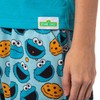 Sesame Street Women's Big Face Tossed Print Character Sleep Pajama