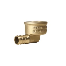 10 Pcs XFITTING 1/2 Inch PEX X 3/4 Inch Female NPT Elbow