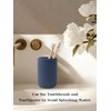 INGOFIN Ceramic Toothbrush Holder, 12 oz Toothpaste Holder Bathroom Cup,