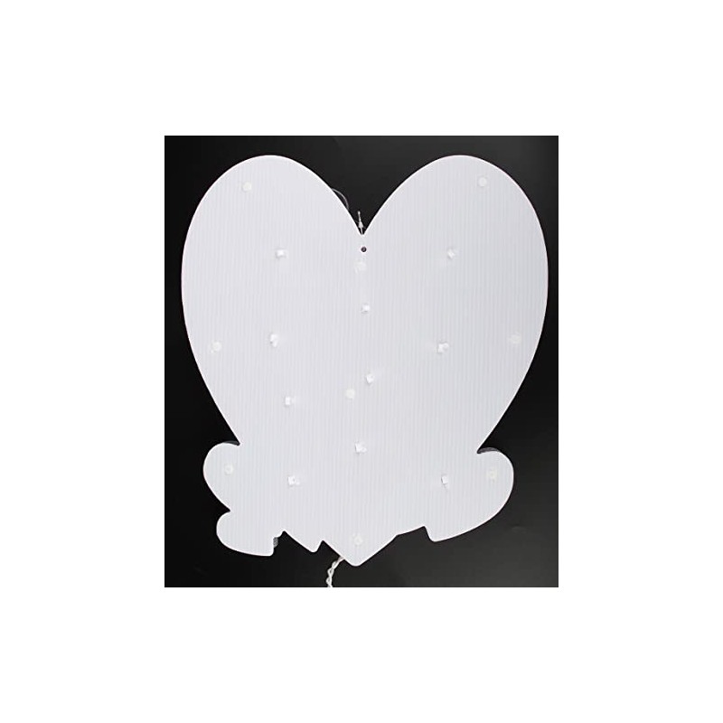 Lighted Valentine's Heart Window Decoration