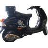 Sticker Kits for Vespa S Scooter & Scooter Hibiscus (Anthracite)