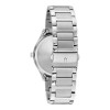 Reloj Bulova Classic 96l272 Correa Plateado Bisel Plateado Fondo Gris