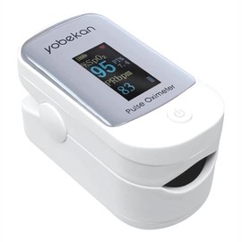 YOBEKAN  Oxímetro Digital De Pulso Dedo Adulto  Monitor de Frecuencia de Pulso y Saturación de Precisión                                              