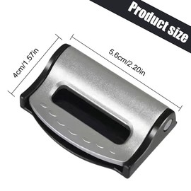 WeddHuis Set of 4 Seat Belt Clips Car Belt Adjuster up to 53 mm Belt Width Seat Belt Adjuster for Belt Tension Adjuster Seat Belt Clips 2 Colours Belt Clip Seat Belt Adjuster