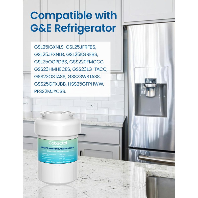 RWF0600A Replacement for ge Water Filter MWFP, MWFA, MWFAP, MWFINT,