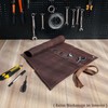 Wrench Roll, Heavy Duty 16 oz Waxed Canvas Tool Roll