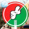 Thinp 8 Pack Thumbs Up Thumbs Down Paddles,Plastic Voting Paddles
