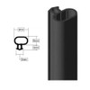 Push Fit Replacement uPVC(PVC) window/door seal - 6M Universal bubble