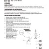 Artiwell Trip Lever Tub Trim Kit Set With Trip Lever
