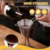 Wine Strainer for Sediment, Fine Mesh Strainer for Kitchen, Made