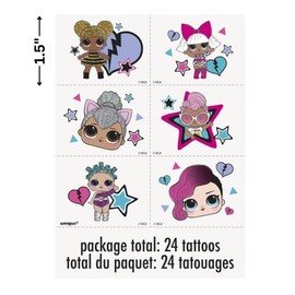 LOL Surprise Tattoos - Pack of 24 | Ultimate Party Favors for Kids - Perfect for Birthday & Themed Celebrations