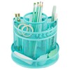 Annova Mesh Desk Organizer Rotate with 5 Compartments Round Spinning