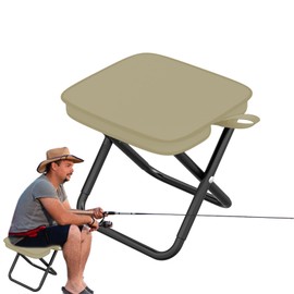 Foldable Stool | Lightweight Folding Stool - Stable Folding Stool for Outdoor Camping Walking Hunting Hiking Fishing Travel, Portable Camping Stool