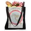 Gleason's new standard map of the world globe Tote Bag