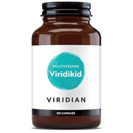Viridian - ViridiKid Multivitamin & Mineral Capsules | Essential Nutritional Support for Kids 2+ | Pure Formula with Vitamins A, B, C, D, E, K, Zinc, Iron | Easy-to-Swallow Microcapsules | 150 Caps