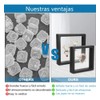 ..s 20pcs Exposio 3d Joia Marco Flutuante Preto 991111c