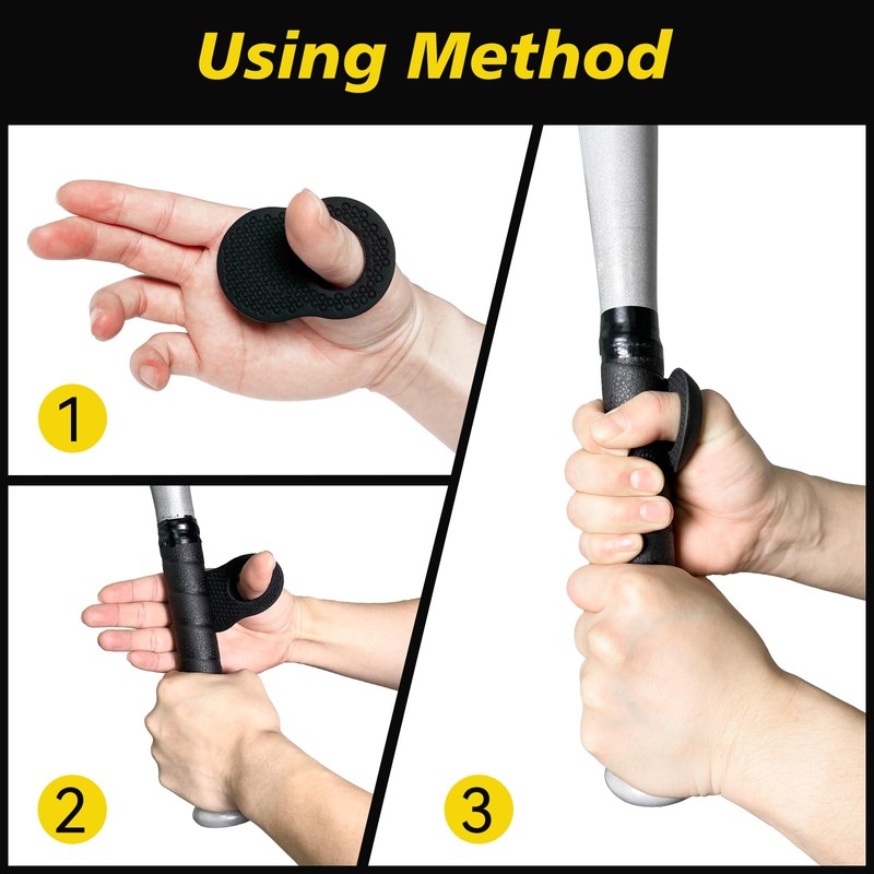 2 Pack Batter's Baseball Thumb Guard for Pro Batters, Hitter