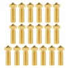 20Pcs Nozzles 0.4mm Brass Extruder Print Head M6 Lengthen Extruder