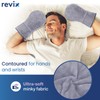 REVIX Heated Mitts for Hand Therapy, Microwavable Hand Warmer for
