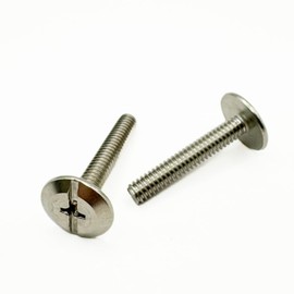 Mighty Fasteners Combo Sidewalk Bolts, 304 Stainless Steel, Hurricane Hardware, 1/4" X 2-1/2", 100-Pack