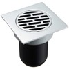 SANEI H511-75X100 Square One Trap for VU and VP Pipes,
