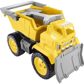 Matchbox Large-Scale Sand Truck with 5 Die-Cast Toy Construction Vehicles in 1:64 Scale, Indoor & Outdoor Play Multicolor