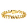 SERYNOW 18K Gold Plated Twisted Chain Bracelet for Women, Twist