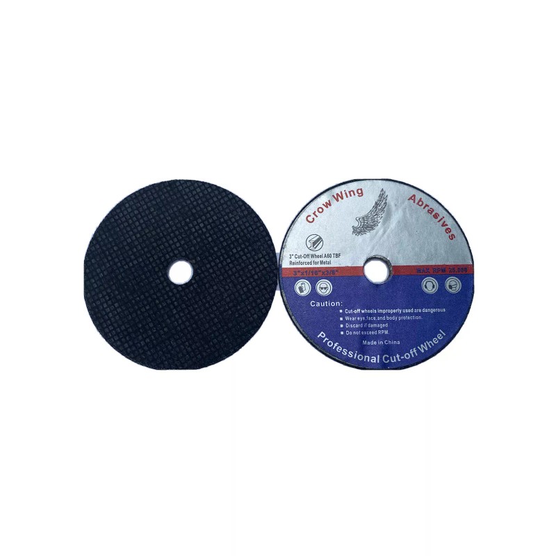 Crow Wing Abrasives 3” Metal Cut-off Wheels Disc (5 Pack)