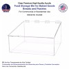 Marketing Holders Bread Bin Clear Acrylic Pastry Bin with Lid