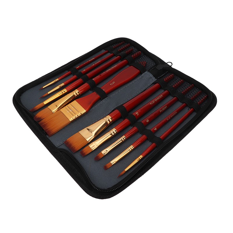 10Pcs/Set Watch Oil Cleaning Brush Small Parts Watch Repair Maintenance