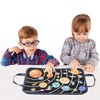 WATINC 28 Solar System Portable Felt Story Board for Kids