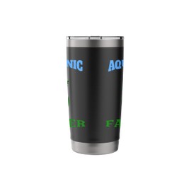 Aquaponic Farmer Sustainable Farming Hydroponic Grower Stainless Steel Insulated Tumbler