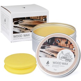 AGLARY 7oz Beeswax for Cutting Boards, Wood Butter Cutting Board Wax - Natural Wood Conditioner,Food Grade Wood Wax for Butcher Blocks and Wooden Utensils, No Mineral Oil.